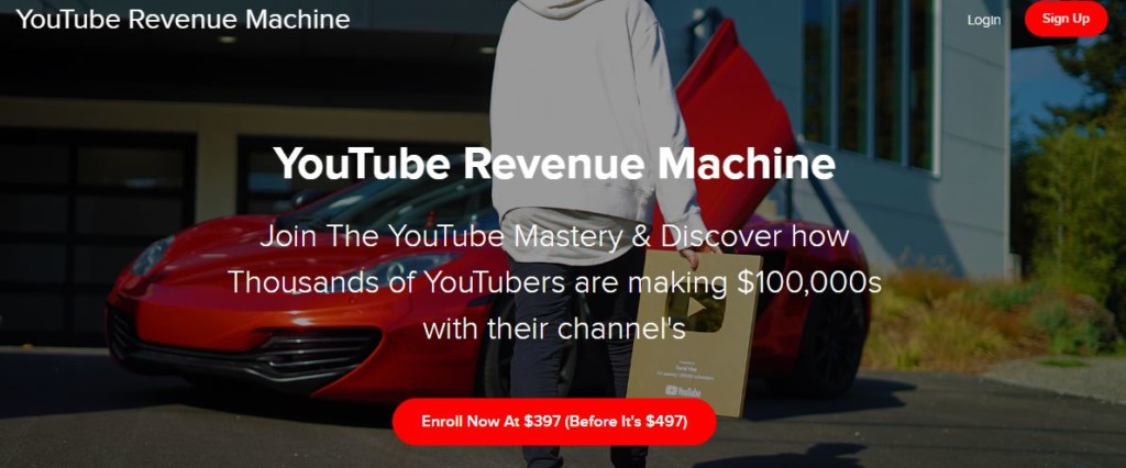 David Vlas - YouTube Revenue Machine Making 6 Figures A Year Download