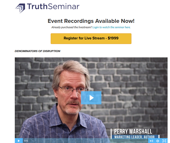 Perry Marshall - Truth Seminar Download
