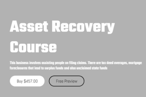 Money Making Juggernaut - Asset Recovery Course Download