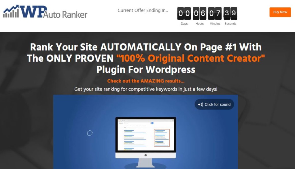 WP Auto Ranker - Rank your site on Google AUTOMATICALLY