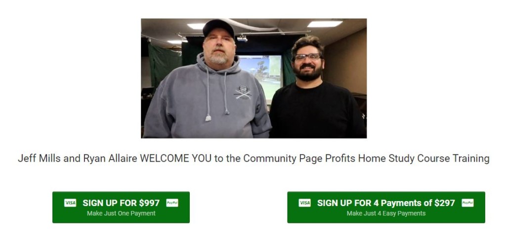 Jeff Mills and Ryan Allaire – Community Page Profits