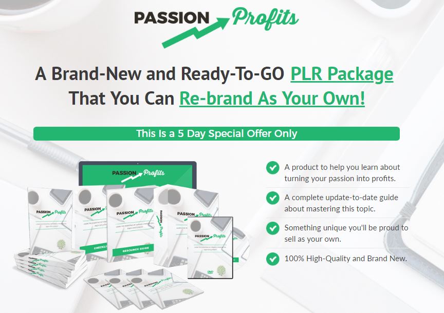 PLR - Passion Profit Download