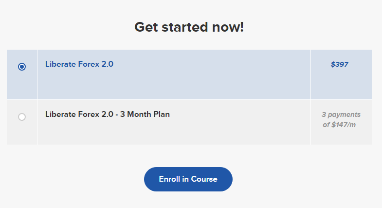Liberate Forex 2.0 — Liberate FX Master Course Download