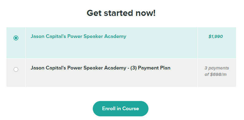 Jason Capital - Power Speaking Academy Download