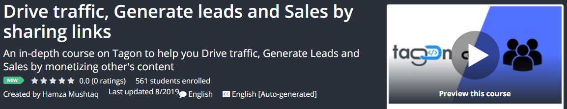 Drive traffic, Generate leads and Sales by sharing links Download