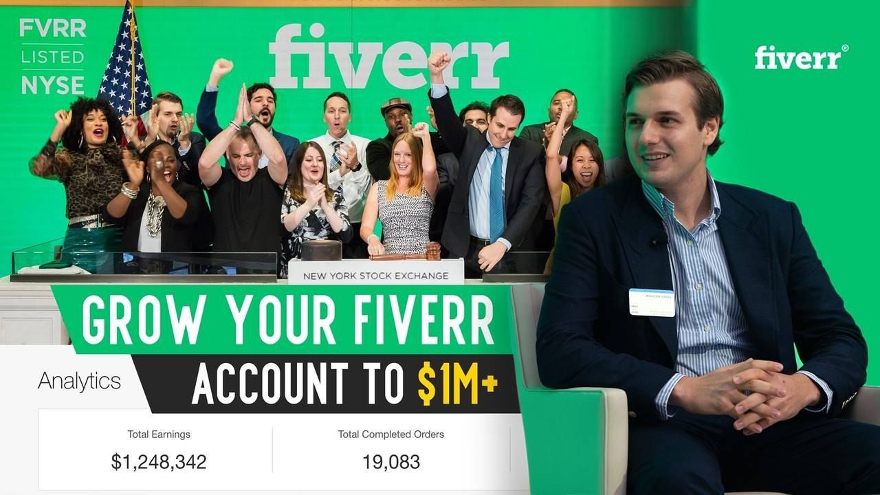 Freelance Hustle - Hustle With Fiverr - Grow Your Fiverr Account To $1M