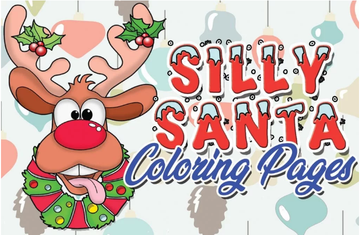 Silly Santa Coloring Pages Download