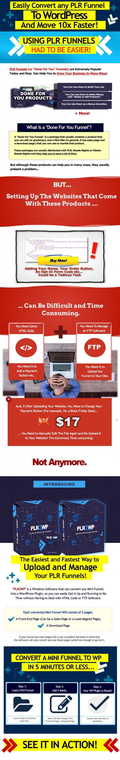 PLR2WP Convert Mini Funnels to WordPress Download