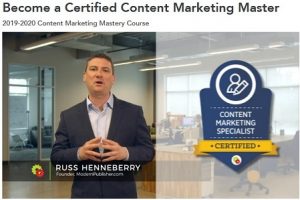 DigitalMarketer - Russ Henneberry - Become a Certified Content Marketing Specialist Download