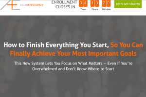 AsianEfficiency Finisher’s Fastlane – Increase Your Productivity And Focus Download