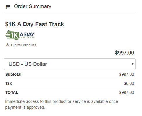 Merlin Holmes – 1k A Day Fast Track Download