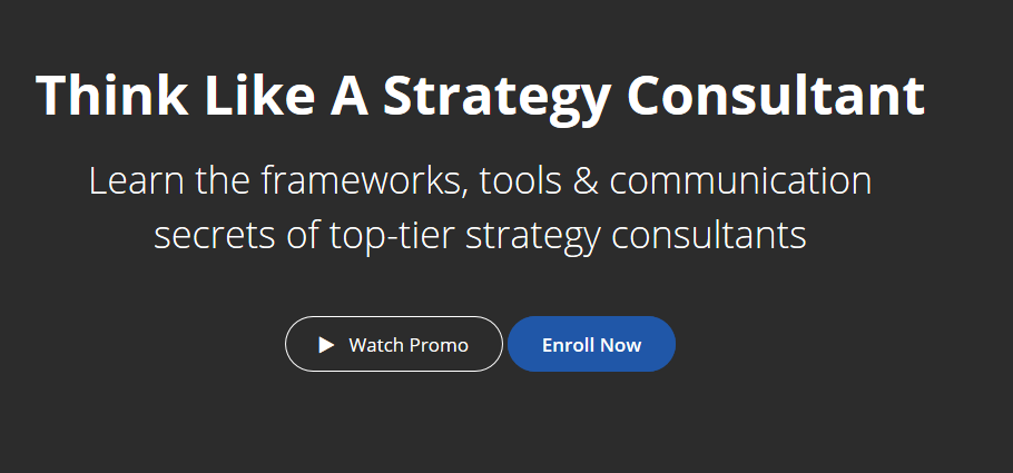 Think Like A Strategy Consultant Download