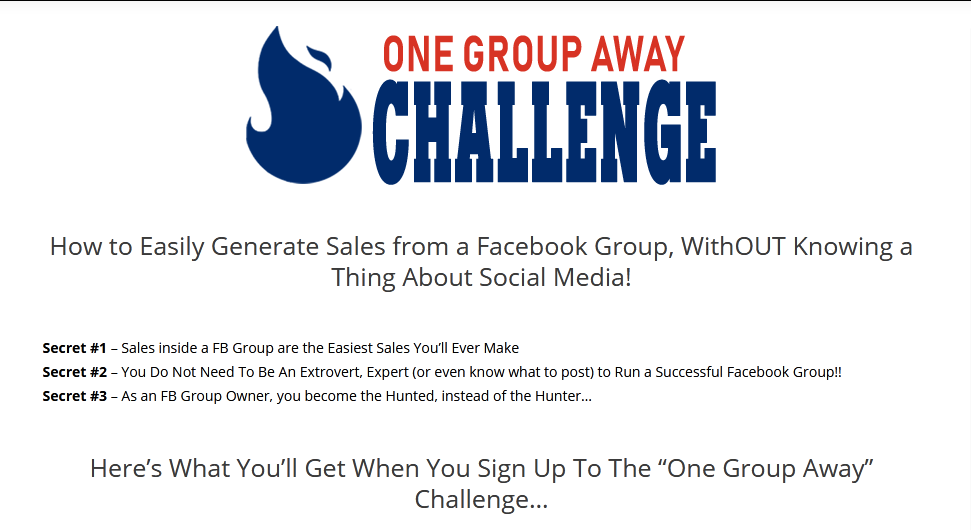 Alex Elliot – One Group Away Challenge Download