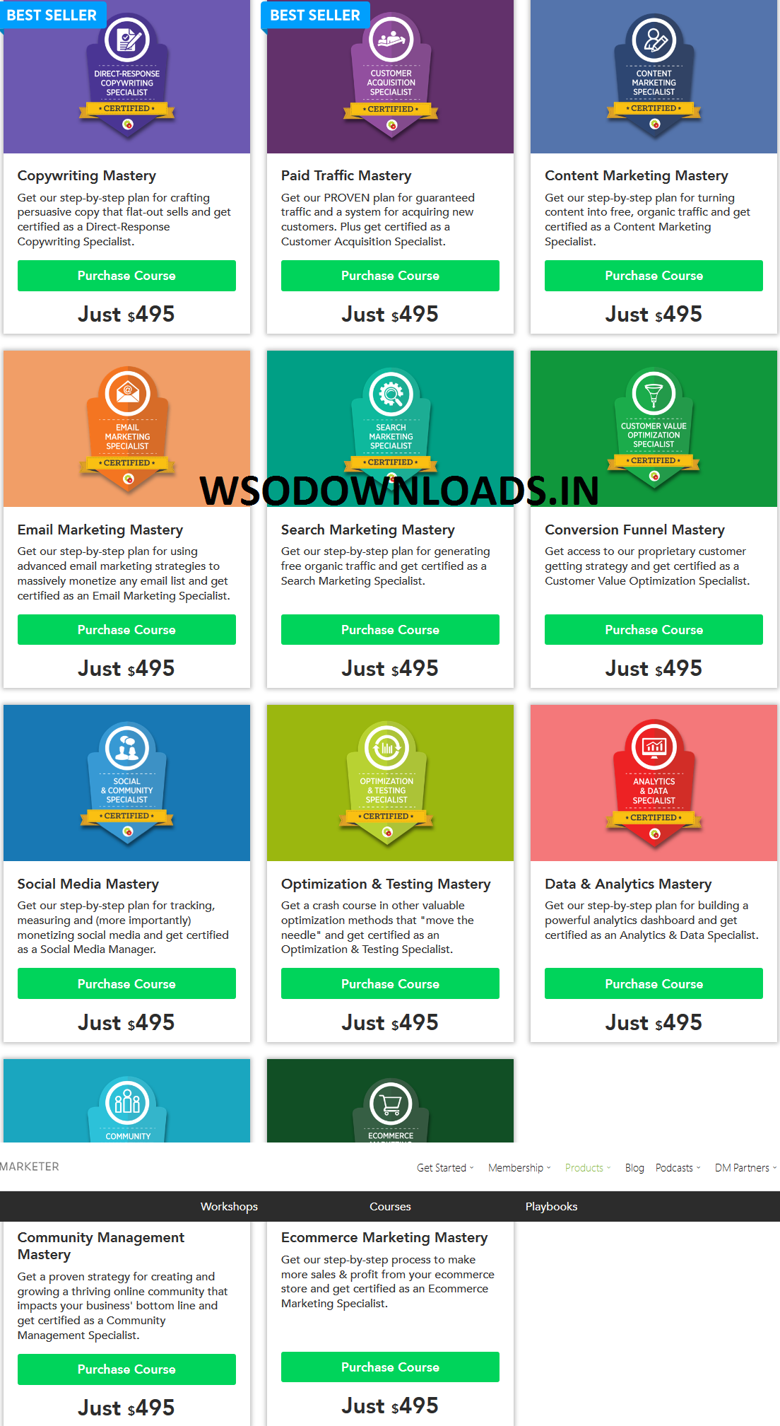 DigitalMarketer - Certifications & Mastery Courses All Courses Bundle Download
