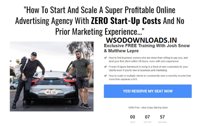 Josh Elizetxe - Agency Blueprint Download