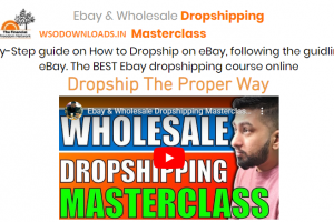 Sarwar Uddin - Ebay Wholesale Dropshipping Masterclass Download