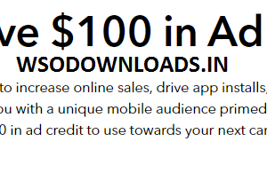 SnapChat $100 Ads coupon for US and CANADA Download
