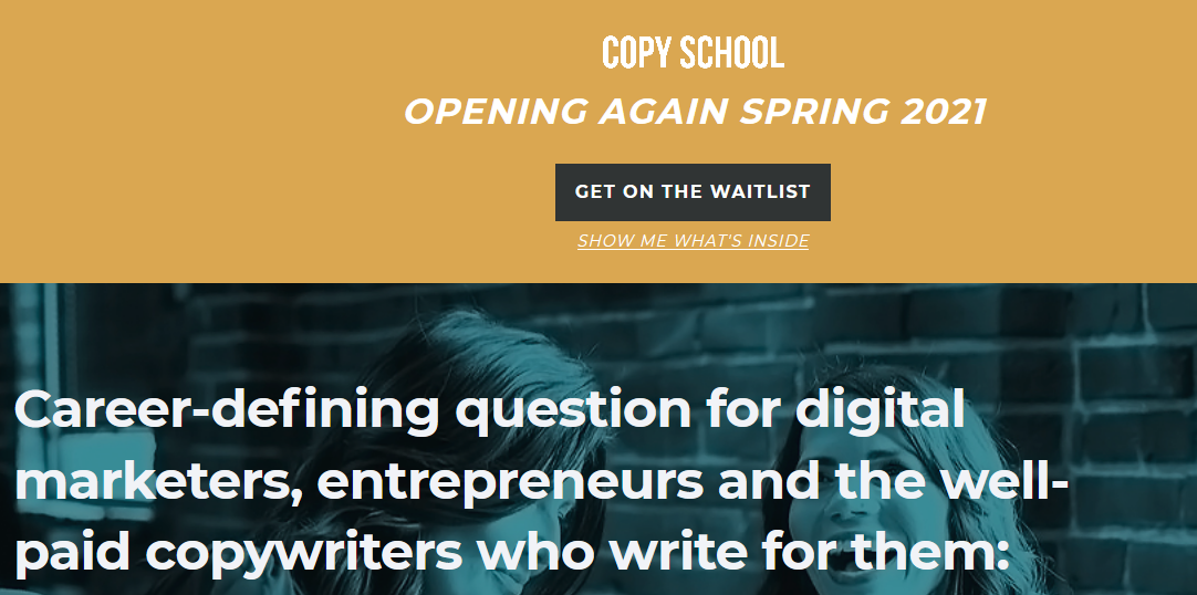 Copyhackers – Copy School 2020 Download