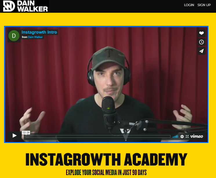 Dain Walker – Instagrowth Academy Dain Walker – Instagrowth Academy Download