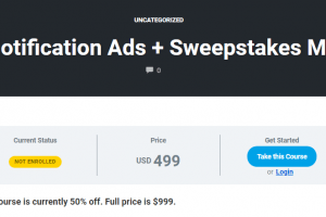 Nick Lenihan – Push Notification Ads + Sweepstakes Mastery Download