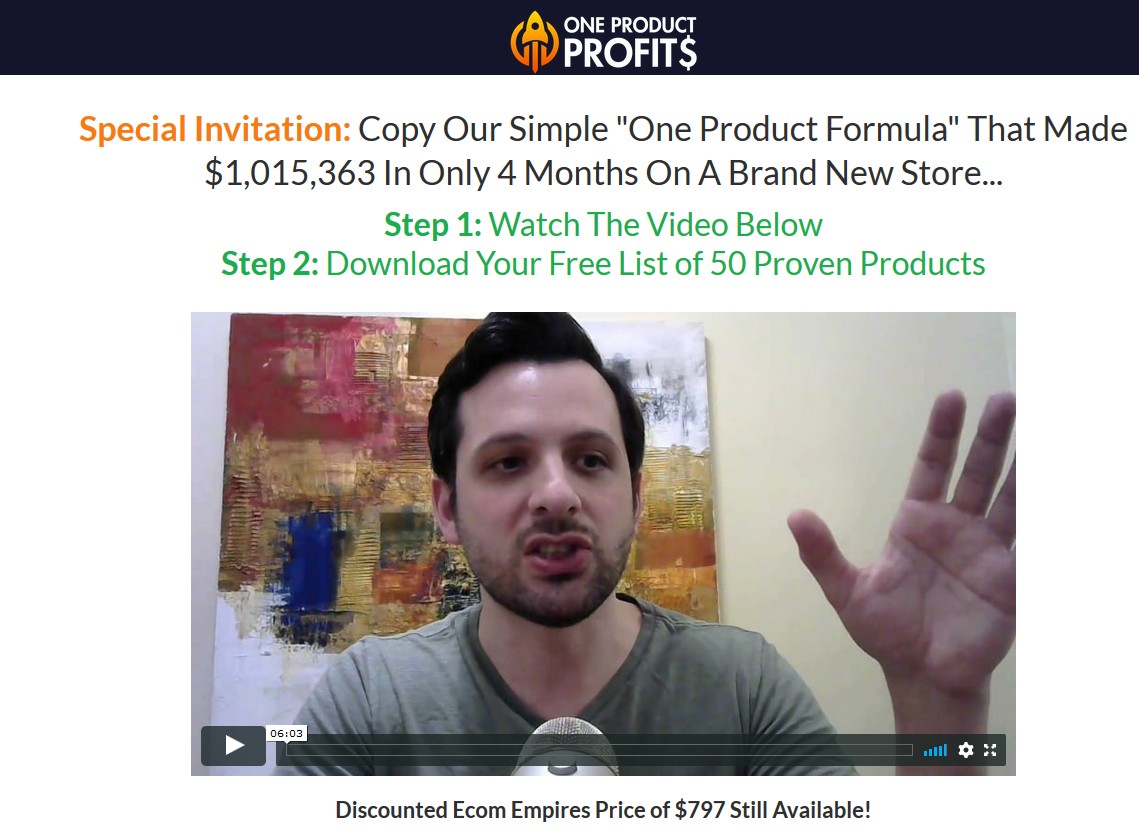 Nick Peroni – One Product Profits Download