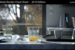 Richard Yot - The Modo Render Cheat Sheet (2019) Free Download