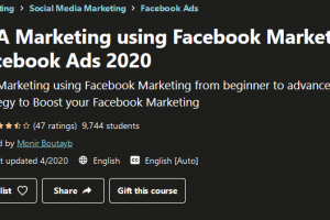 CPA Marketing Using Facebook Marketing & Facebook Ads (2020) Free Download