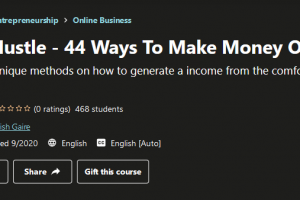 Side Hustle - 44 Ways To Make Money Online Free Download