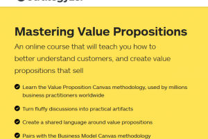 Strategyzer – Mastering Value Propositions Download