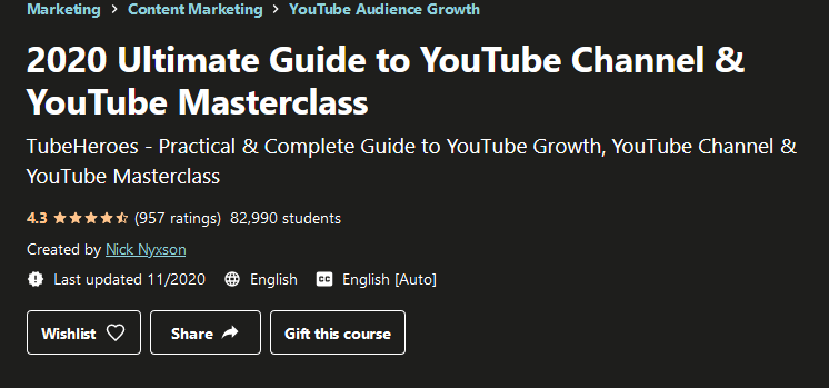 2020 Ultimate Guide to YouTube Channel & YouTube Masterclass Free Download