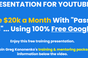 Greg Kononenko's - Caffeinated Niche Profits ( How I Make $20k a Month With Passive Niche Websites..Using 100% Free Google Traffic) Download