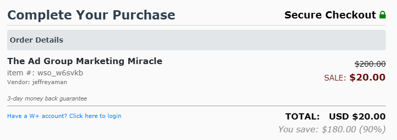 The Ad Group Marketing Miracle Free Download