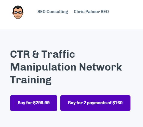 Chris Palmer - CTR and Traffic Manipulation Network Training Download