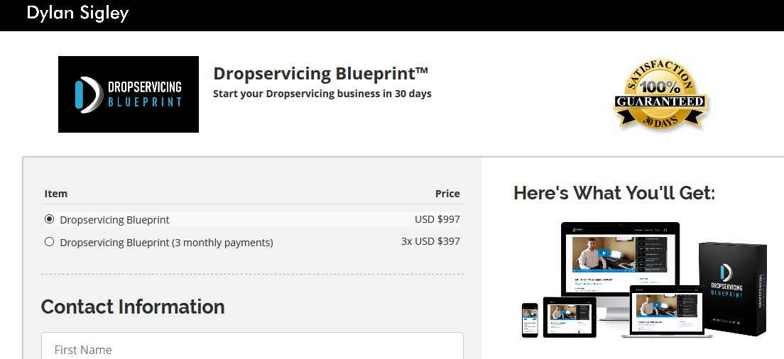 Dylan Sigley – Drop Servicing Blueprint Download