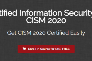 ISACA-Certified Information Security Manager-CISM 2020 Free Download
