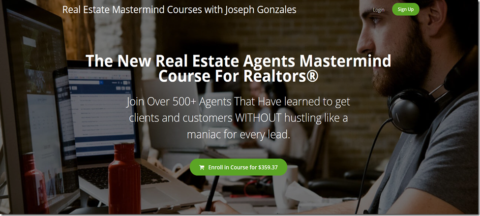 Joseph Gonzales - The New Real Estate Agents Mastermind Course For Realtors Download