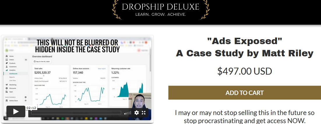 Matt Riley – Ads Exposed Case Study Download