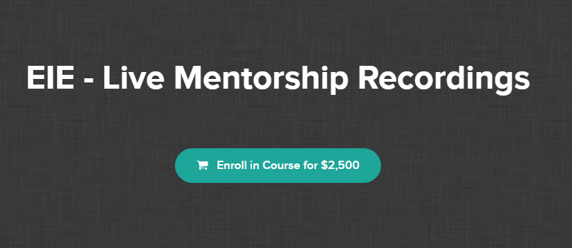 Jason Capital - EIE - Live Mentorship Recordings Download