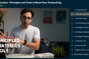 Ali Abdaal - Productivity Masterclass - Principles and Tools to Boost Your Productivity Free Download
