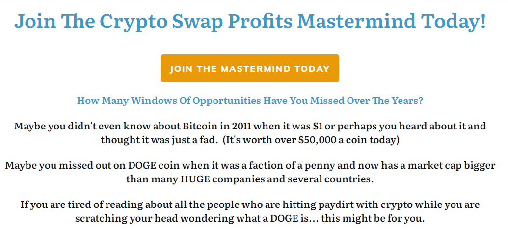 Crypto Swap Profits Mastermind Free Download