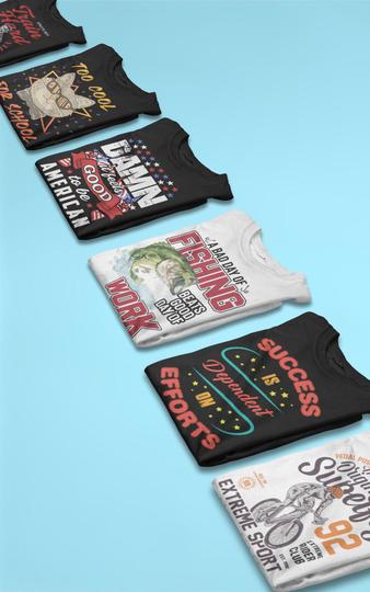 10 Free Editable T-Shirt Designs and $24,747 In Only 1 Month Free Download
