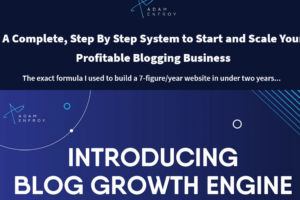 Adam Enfroy – Blog Growth Engine Download
