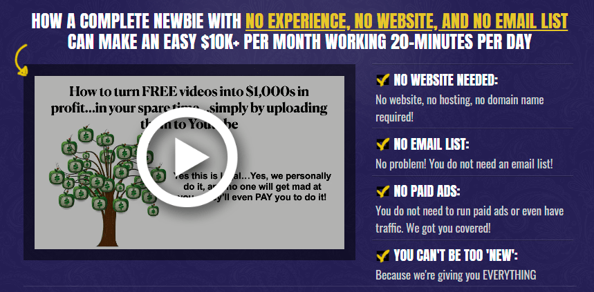 How to turn FREE videos into $1,000s in profit…in your spare time Free Download