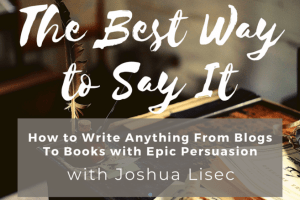 Joshua Lisec – The Best Way To Say It Download