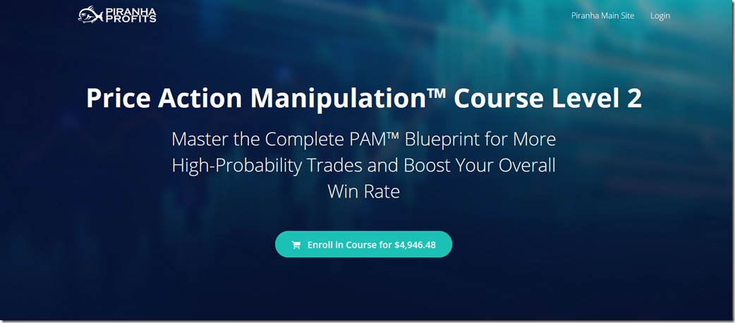 Piranha Profits - Price Action Manipulation Course Level 2 Download