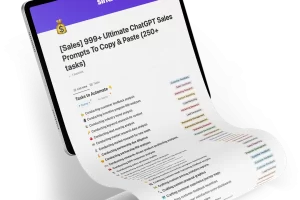 [Sales] 999+ Ultimate ChatGPT Prompts To Copy & Paste (250+ tasks) Download