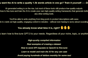 Stop Wasting Money on AI Writers Train And Fine-Tune Your Own AI For Free With No Code ⚡⚡⚡Real Method & Practice Examples ⚡⚡ Download