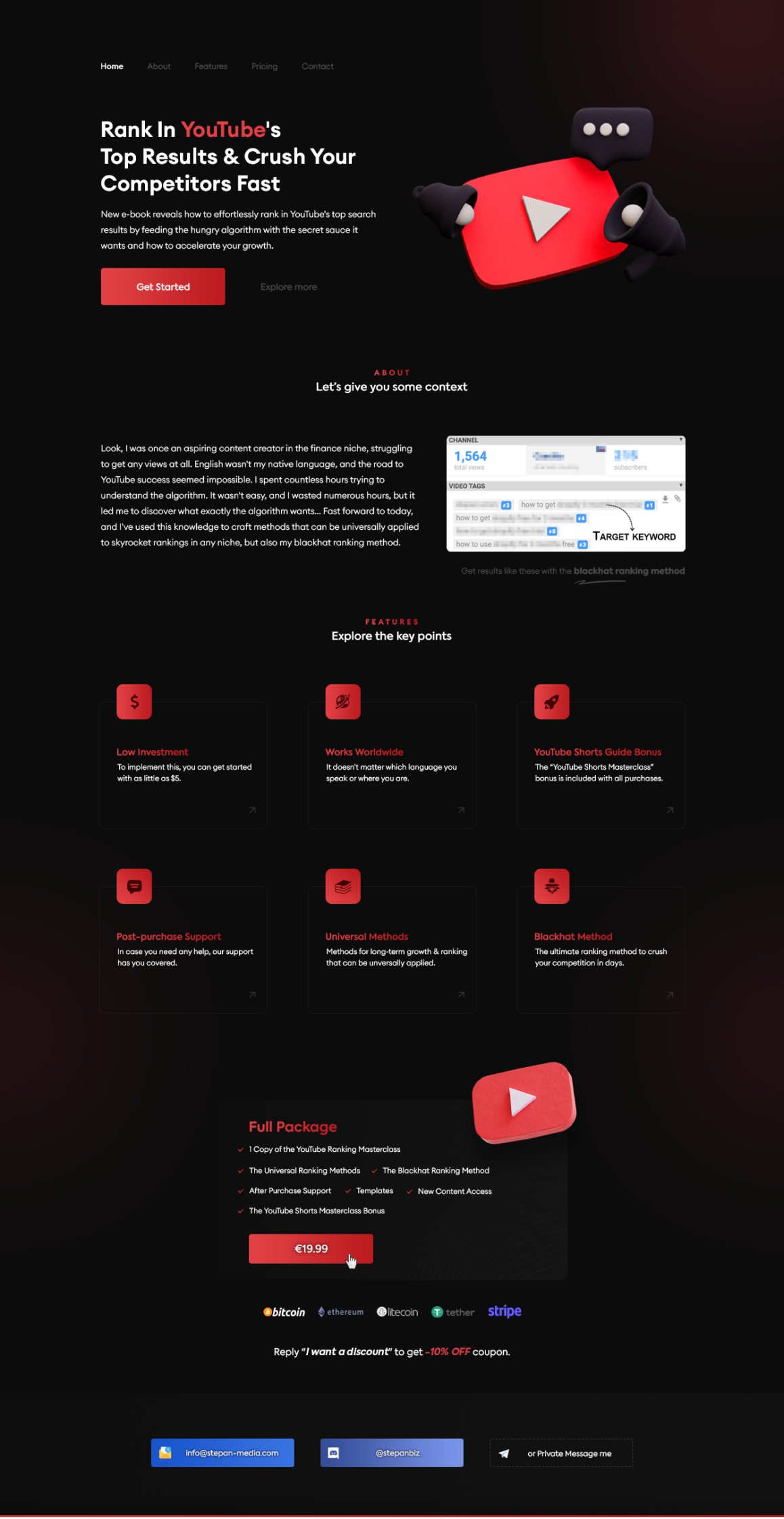 ✅[STEP-BY-STEP] ⚡️ YouTube Ranking Secrets ⚡️ Universal + Blackhat Ranking & Growth Methods ⚡️ Crush Competition Fast! ✅