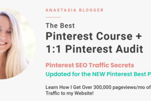 Anastasia Blogger – Pinterest SEO Traffic Secrets Course Download